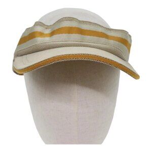 GUCCI GG Canvas Sherry Line Sun Visor M Beige Yellow Auth